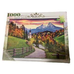 Runlycan 1000 Piece Jigsaw Puzzle Country Road  SEALED